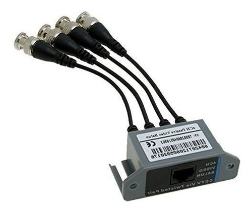 Odiysurveil Tm Video De 4 Canales Bnc Para Utp Rj45 Video Ba