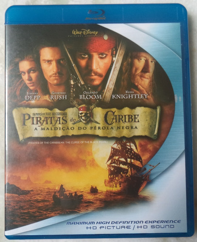Blu-ray Piratas Do Caribe A Maldição Do Pérola Negra