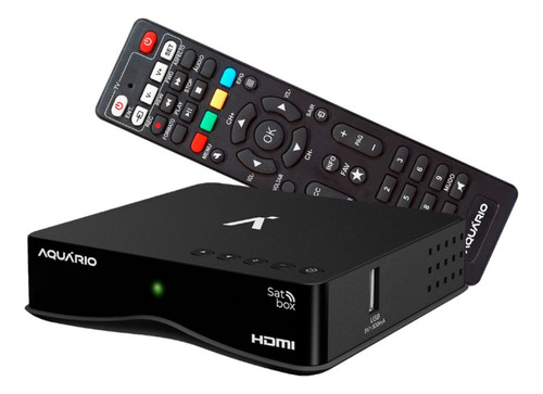 Kit Com 2 Receptor Digital Full Hd Satbox Dth-9000 Aquario Preto