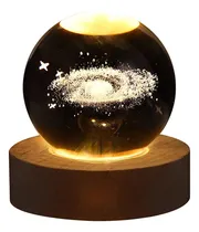 Comprar Highclass Luz Nocturna Cristal Esfera Planeta Luna 3d Led