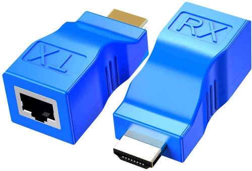 Extensor Hdmi A Rj45, Convertidor De Red Snllmzi Hdmi A Rj4