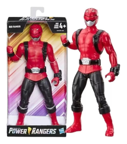 Power Rangers Beast - Figura Grande - Ranger Vermelho Hasbro
