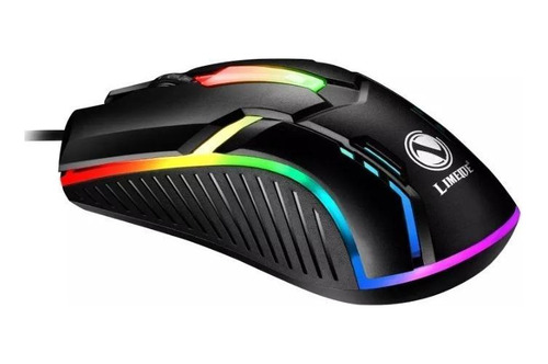 Mouse Gamer K2 Usb Com Fio Led Rgb Para Jogos Ou Escritório