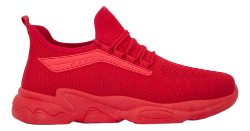 Tenis Casual Choclo Next & Co 3723 Rojo Para Hombre