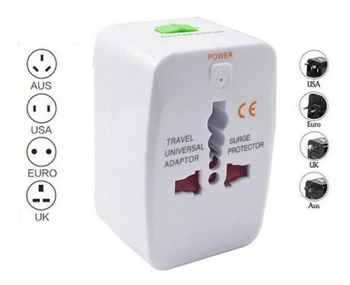 Enchufe Ficha Adaptador Universal Compatible 6 Continentes