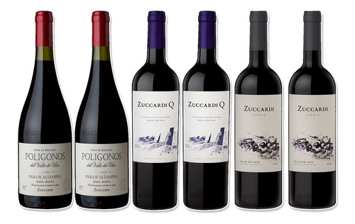 Combo Zuccardi Caja X6 Unidades - Casa De Vinos Mendoza