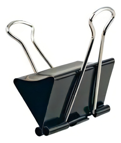 Prendedor De Papel Cis 346799 32mm Cor Preto