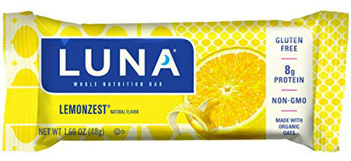 Barrita De Snack Luna - Limón - Proteína - Sin Gluten - 8g -