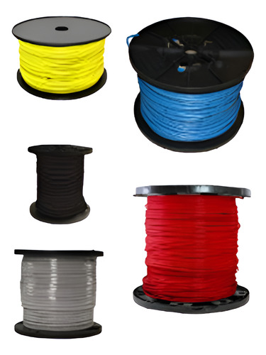 Cable Unipolar 100m 4mm2 En Bobina Rojo
