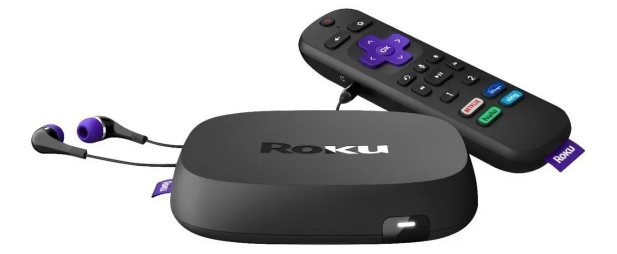 Roku Ultra LT 4801 de voz 4K negro con 2GB de memoria RAM