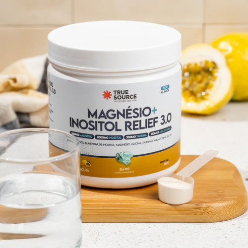 True Magnésio Bisciglinato + Inositol Relief 3.0 True Source