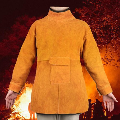 Delantal De Soldadura Con Mangas, Chaqueta De Longitud 85cm