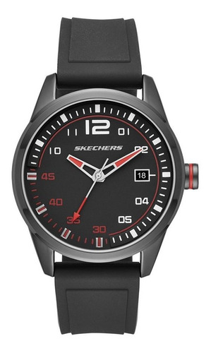 Reloj Hombre Skechers Sr5076 Cuarzo 45mm Pulso En Silicona