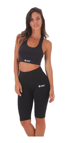 Conjunto Deportivo Femenino Calza Biker Ciclista+top Lycra 