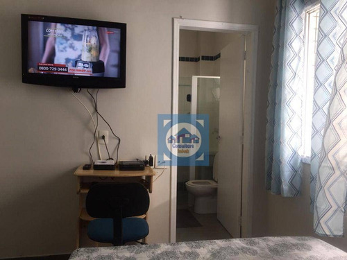 Imagem 10 de 20 de Kitnet Com 1 Dormitório À Venda, 37 M² Por R$ 254.000,00 - Gonzaga - Santos/sp - Kn0753
