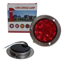Comprar Stop Luces 16 Led Redondo Aro Camión Autobuses Fija Rojo