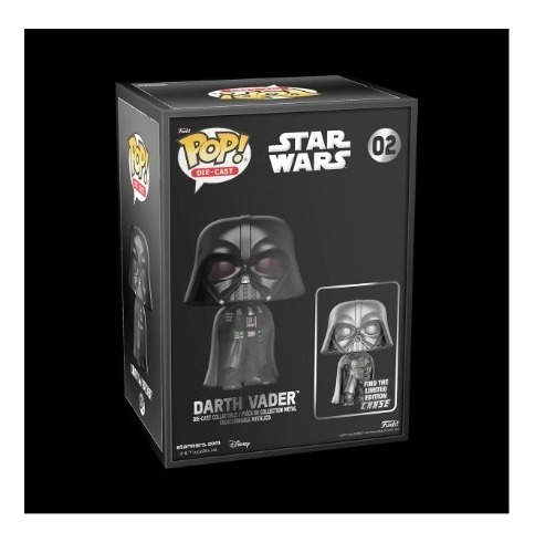 Funko Pop Star Wars Darth Vader Die Cast # 2 Ed Especial
