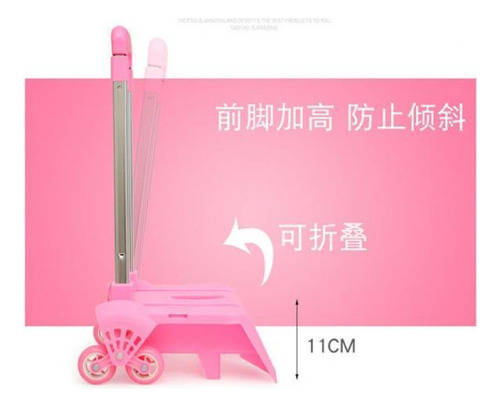 Carrito De Mano Plegable Con Mochila Resistente