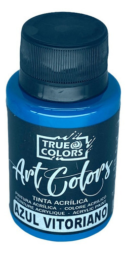 Tinta Acrilica Artcolors Artesanato True Colors 60ml - Cores Cor Azul Vitoriano