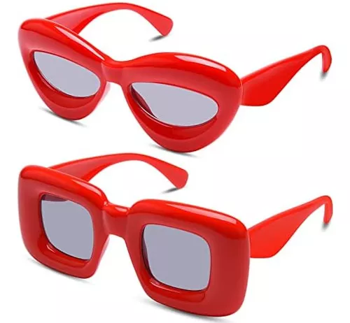 Gafas de corazón rojas. Entrega 24h