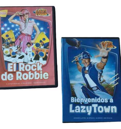 Dvd Lazytown X 2.originales! Excelente Estado! Muy Poco Uso