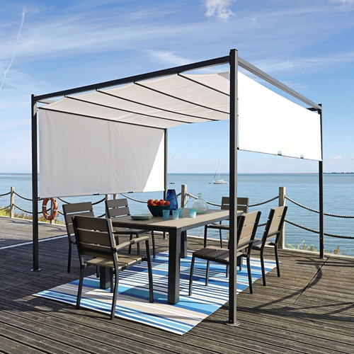 Pérgola Prefabricada De Acero Para Jardín O Terraza