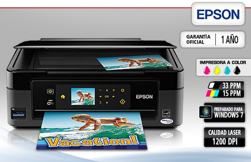 Impresora Epson Xp-201 Con Sistema De Tinta Cabezal Nuevo