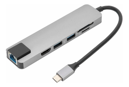 Hub Usb 3.0 6 Puerto Externo Extendido Hdmi Rj45 Display C