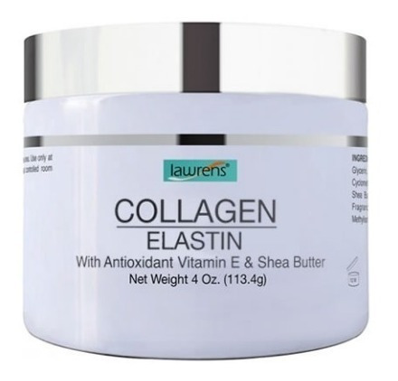 Imagen 1 de 4 de Crema De Colágeno Con Elastina 113,4 Gramos By Lawrens