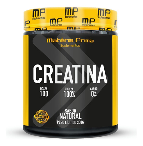 Creatina 100% 300g Matéria Prima 