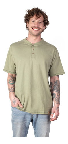 Polera Hombre Cuello Redondo Algodón Molle Uv+pro Lenga®