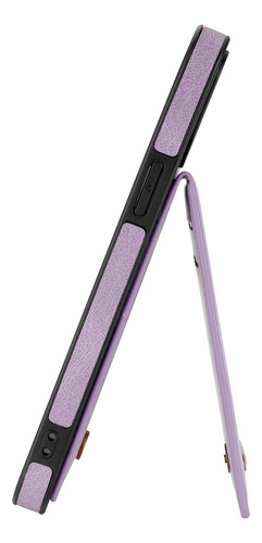 B Funda De Piel Tipo Cartera Con Tarjetero For iPhone Con