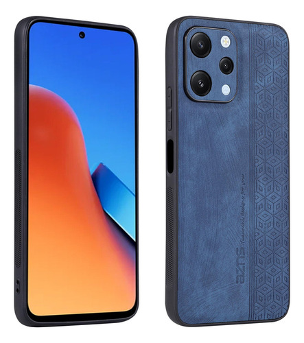 B Funda Trasera Retro Para Ropa De Piel Xiaomi Redmi 12