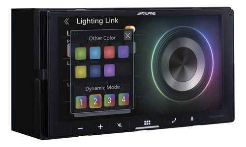 Autoestereo Alpine Pantalla Lcd Táctil 7 Pulgadas 2 Din 4 Ch Negro