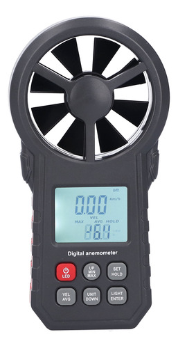 Medidor De Velocidad Del Viento Wt87b, Anemómetro Digital, R