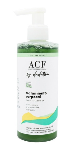 Acf By Dadatina Body Solutions Paso 1 Gel De Ducha 6c