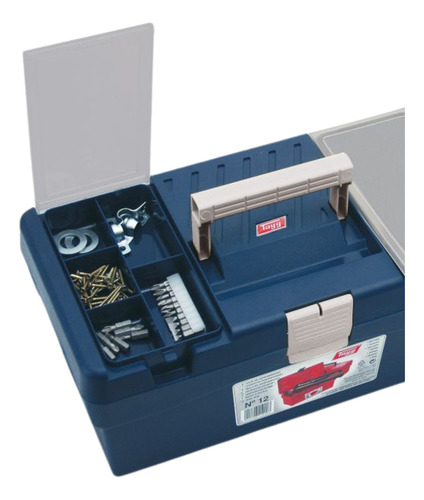 Caja Herramientas N°12 Tayg Con Bandeja Xy 400x217x166mm