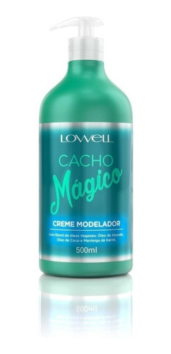 Imagem 4 de 5 de Lowell Cacho Mágico Creme Modelador+ Máscara Umectante 450gr
