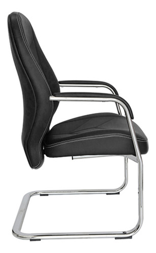 Silla De Visita Ejecutiva Para Oficina Tipo Piel, Set De 2