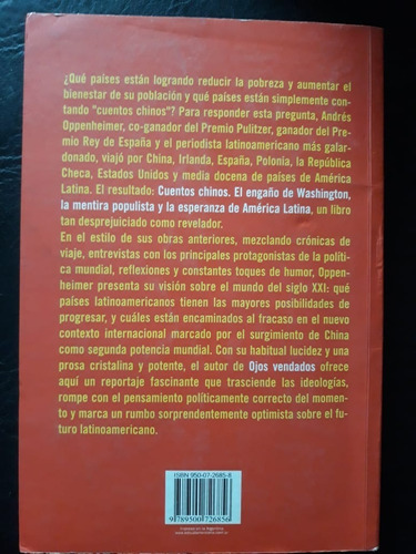 Cuentos Chinos Andres Oppenheimer Sudamericana (Usado)