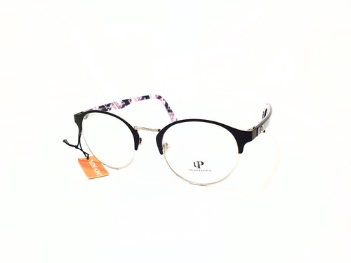Imagen 1 de 2 de Anteojos Armazones Lentes Union Pacific Metal Flex Redondo