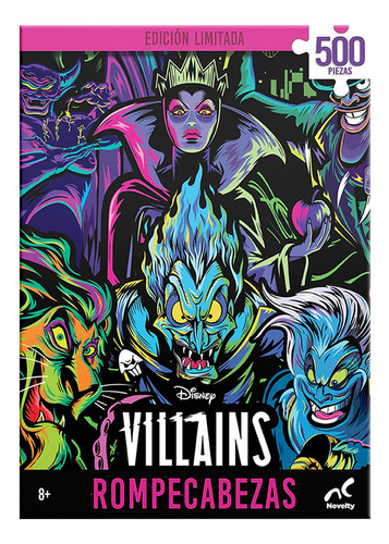 Rompecabezas 500pz Villains Mod. Jca-2849 Marca Novelty®