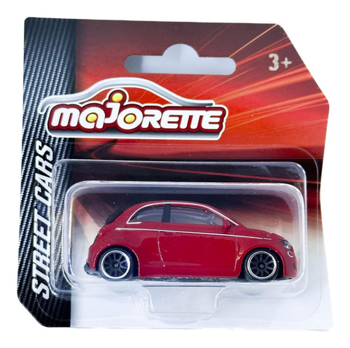 Coches Majorette Street Cars 1:64 Fiat 500 Rojo