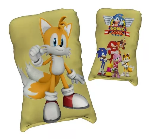 Almofada 3d Sonic Ouriço Azul Jogo Nintendo Game Sega Tails em Promoção na  Americanas