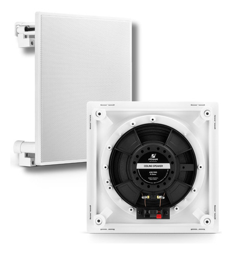 Kit Som Ambiente Home Sense 320.4 + 12 Som Arandela Quadrada