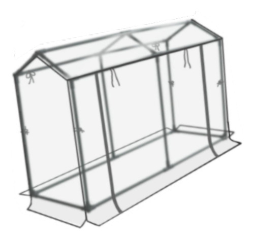 Mini Invernadero Portátil, Kit De 120cmx40cmx72cm