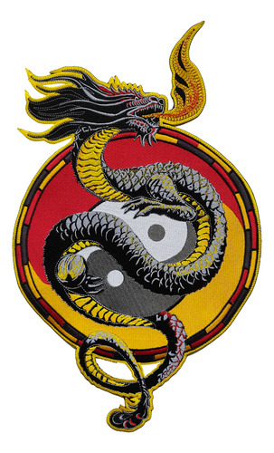 Parche Bordado Dragón Japonés Figura Legendaria Mitología