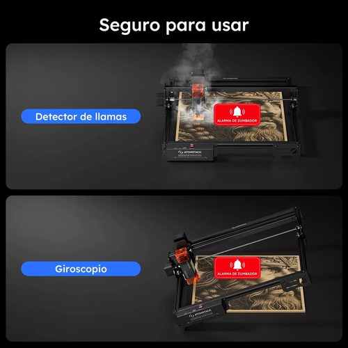 Máquina De Grabado Láser Atomstack A10 V2 Pro 10w+r8 Rodillo