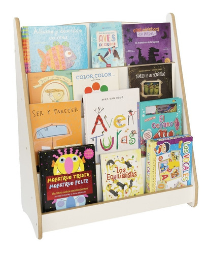 Biblioteca Chicos Niños Mueble Organizador Libros Montessori