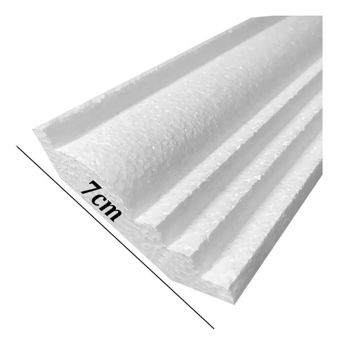 Moldura Isopor Sanca Roda Teto Forro Kit 40 Mts Promoção